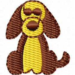 Dogs Embroidery Design 8 Dogs Embroidery Design 8